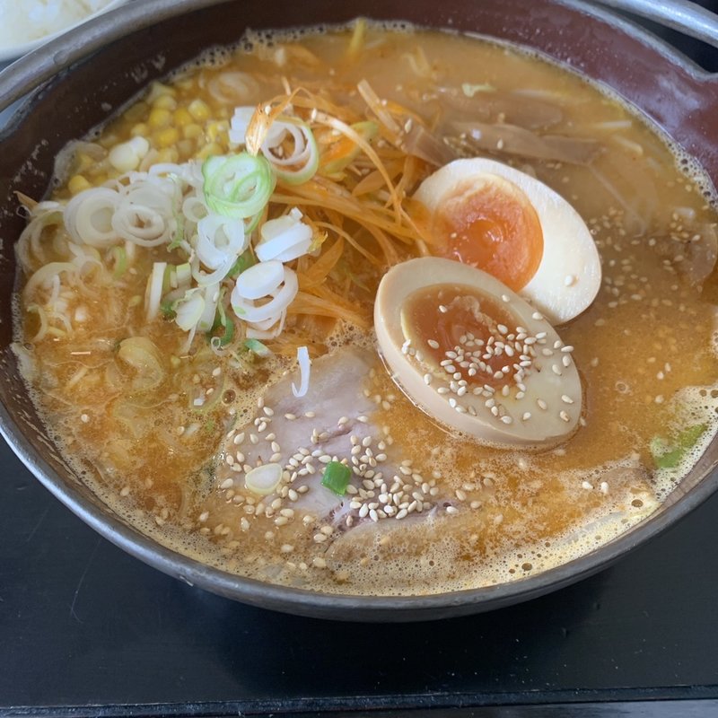 味噌ネギ 味卵(なべらーめん たぬき亭 本店 )