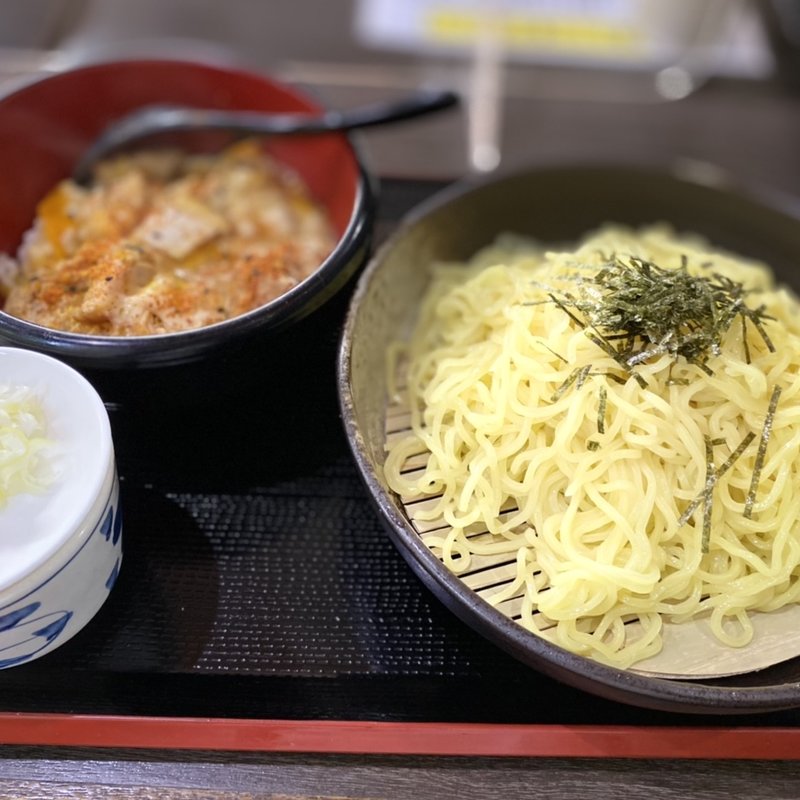 ミニ親子丼とざる中華(冷)Bランチ(とりっこ 文店 )