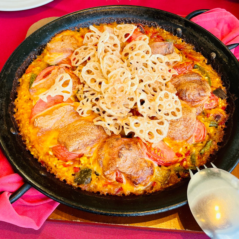 ランチBコース(野菜とチーズのパエリア)(びいどろ 吉祥寺店 )