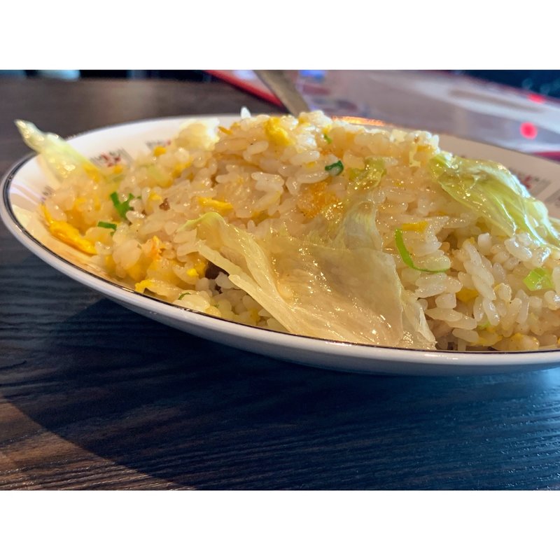 蟹肉とレタス焼き飯(福燕)