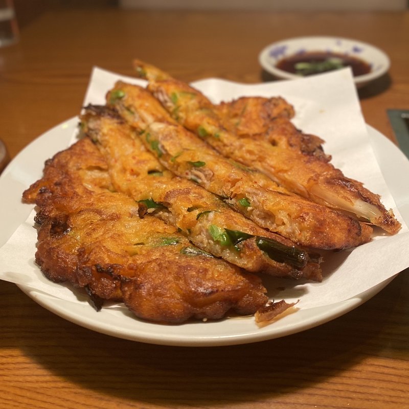 豚キムチチヂミ(百福 )