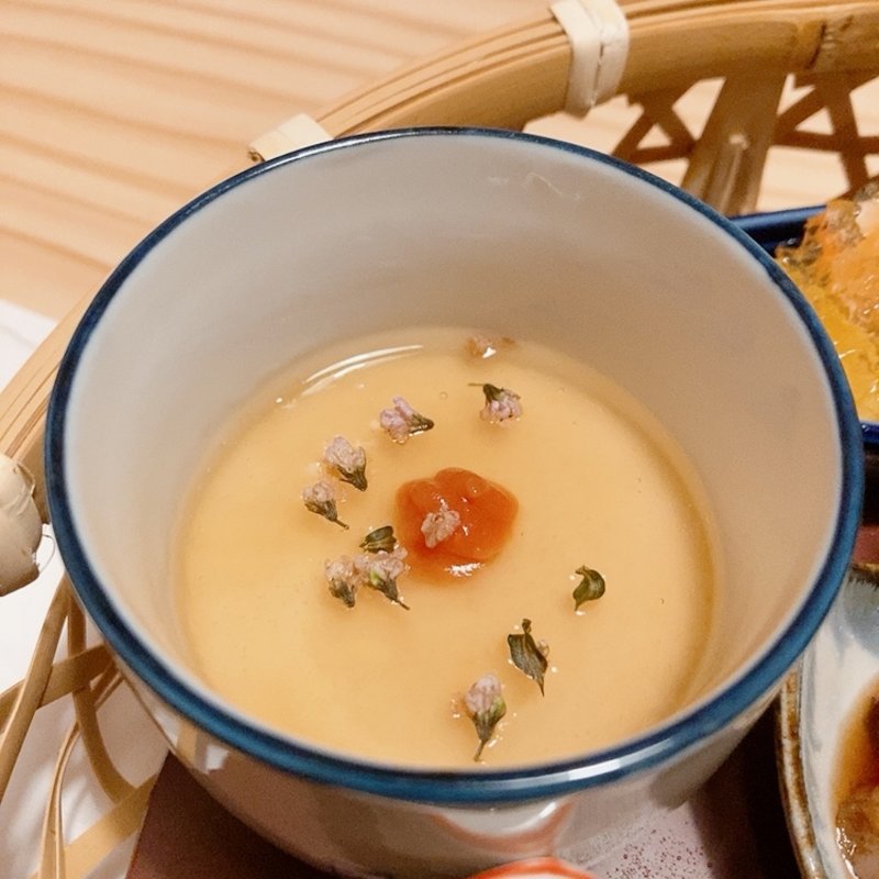 鱧入り冷製茶碗蒸し（お昼御膳）(喜心)