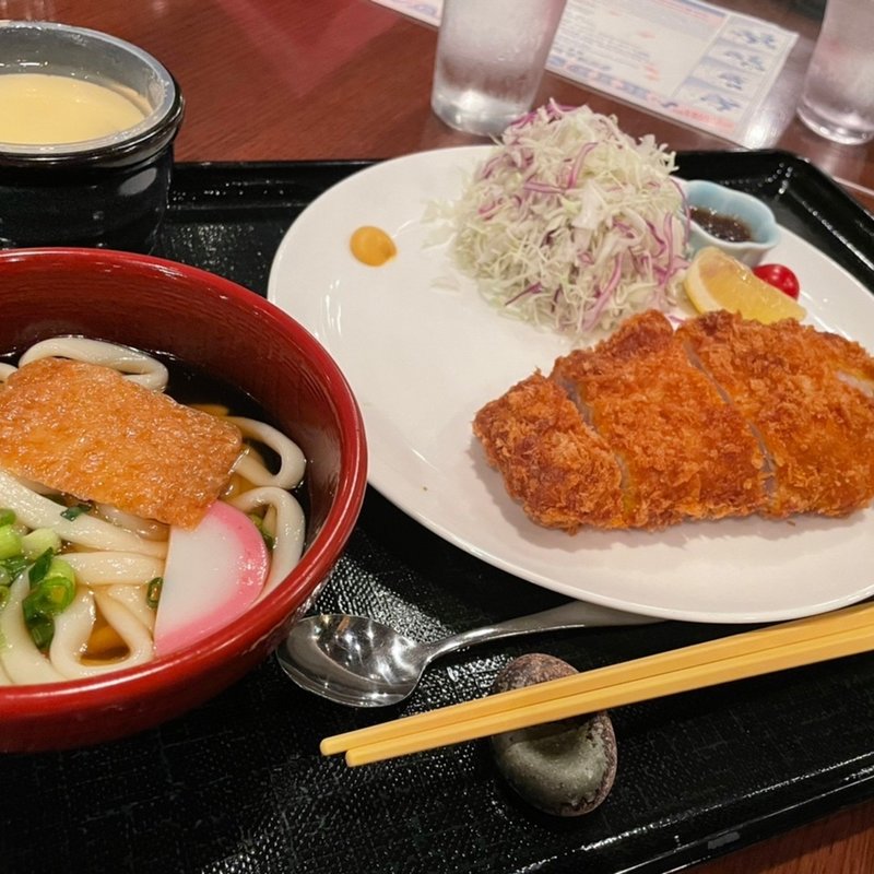 ロースかつとうどん膳(レストラン櫻(ディズニーシー))