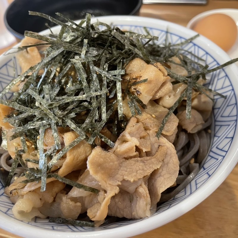 カレー肉Soba 大盛(炙り肉そば ニューヨーク)