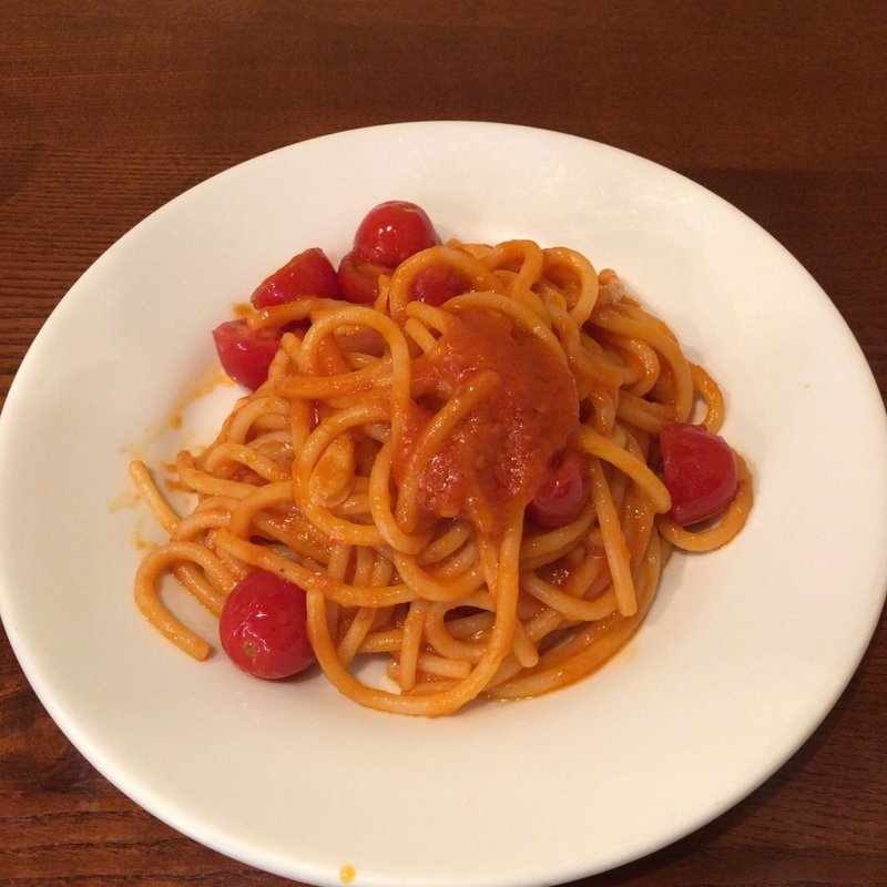 にんにくと唐辛子のトマトソース カレティエッラ(TRATTORIA FRANCO)