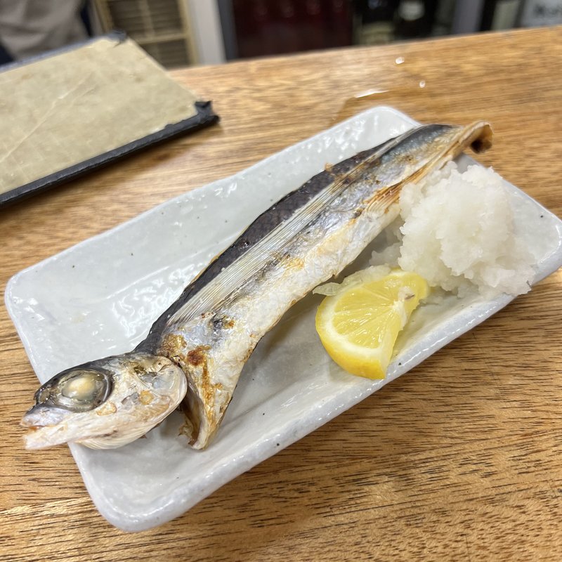 トビウオの塩焼き(大衆酒場 増やま 本店)