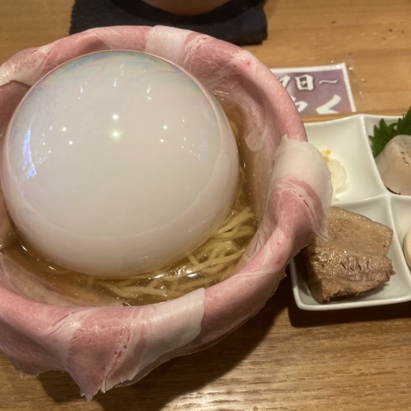 夏の風吹く冷製かに塩(麺スタイル林)