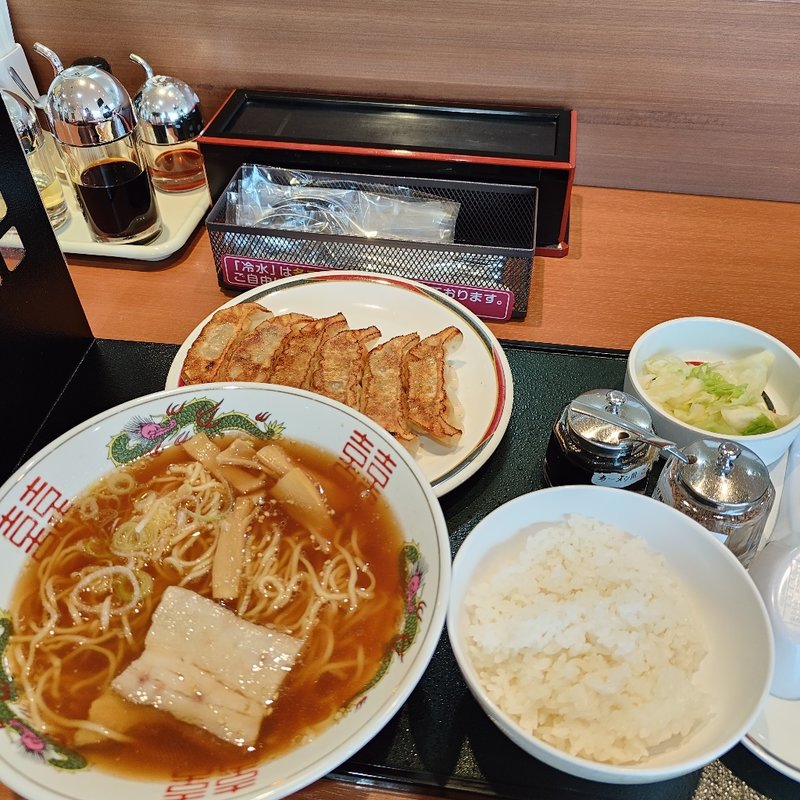 醤油ラーメンセット(みよしの 八軒店)