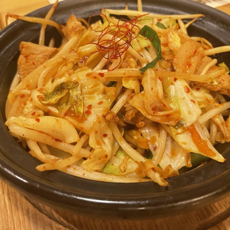 豚キムチ炒め(鍛冶屋 文蔵 東武練馬店 )