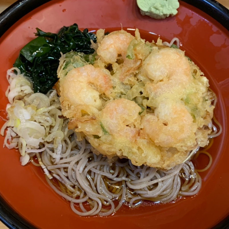 冷やしえびかき揚げそば(そばの神田東一屋 サンモール店 )
