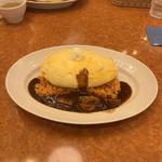 スフレ卵のオムライス ビーフとマッシュルームのデミグラスソース(卵と私 栄店 )