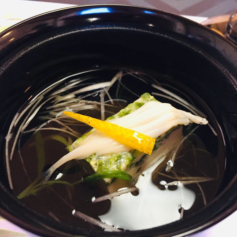 白魚と生青海苔のお椀(食彩工房せとやま )