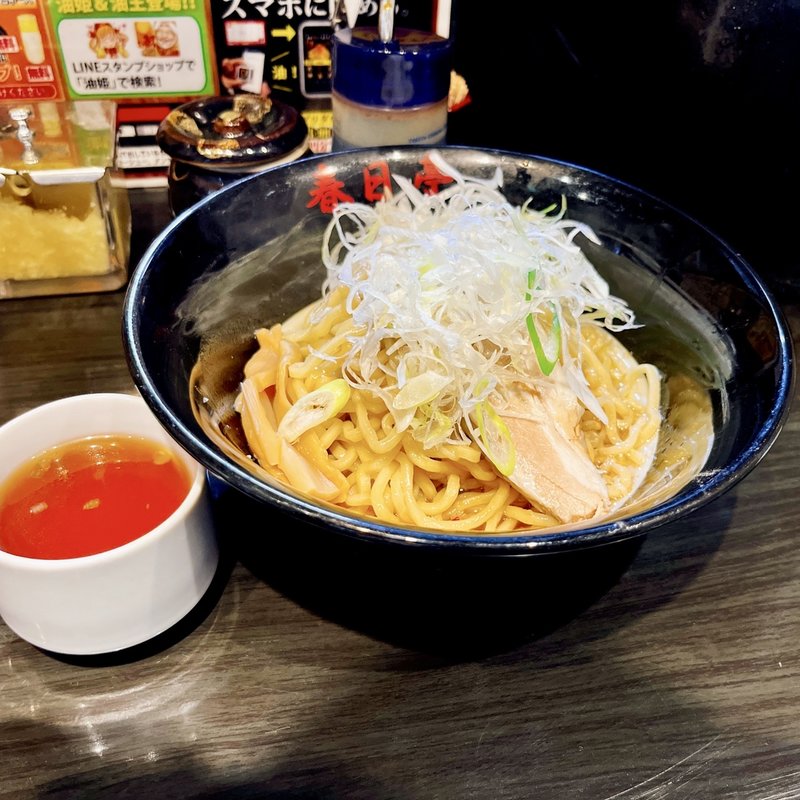 しょうゆ油そば並(油そば専門店　春日亭　五反田店)