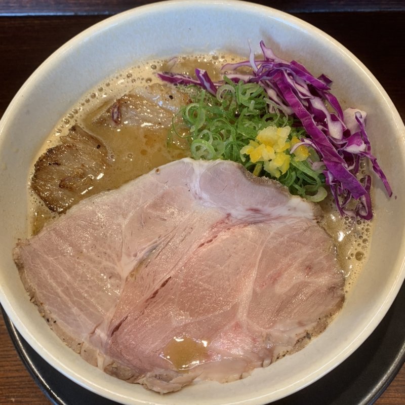 カニ塩豚骨(豚そば専門店 一望)