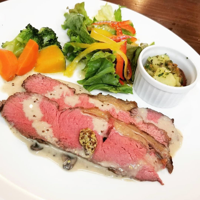 ローストビーフマスタードソース(カフェドラパン)