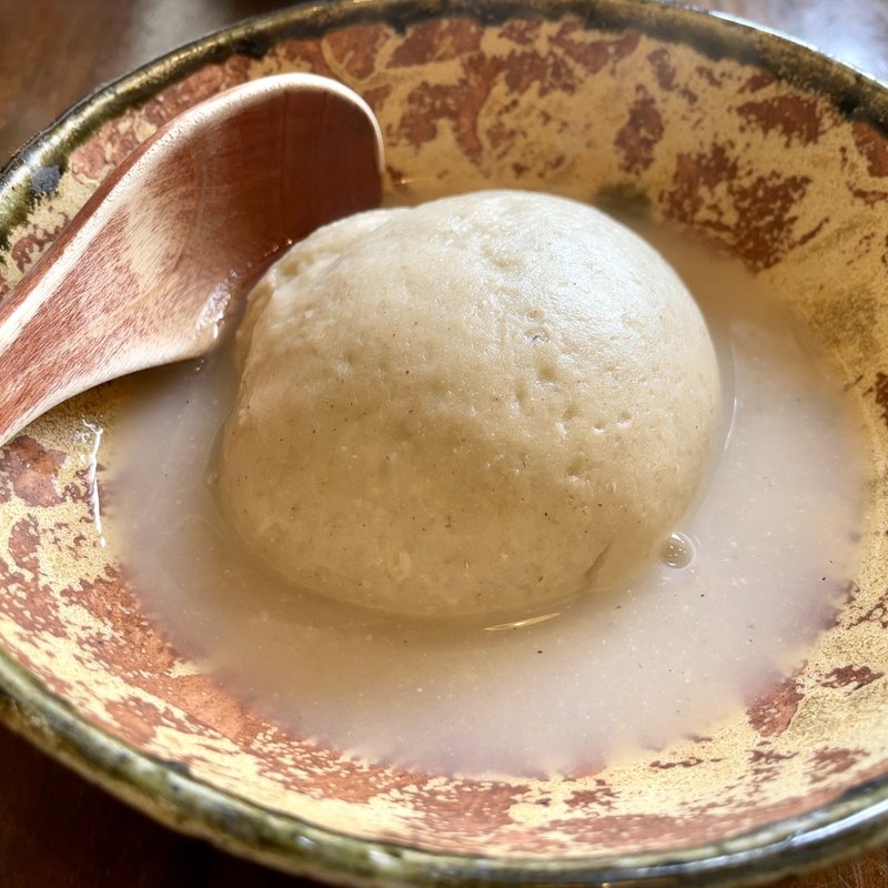 そばがき(手打蕎麦 笑日志（えびし）)