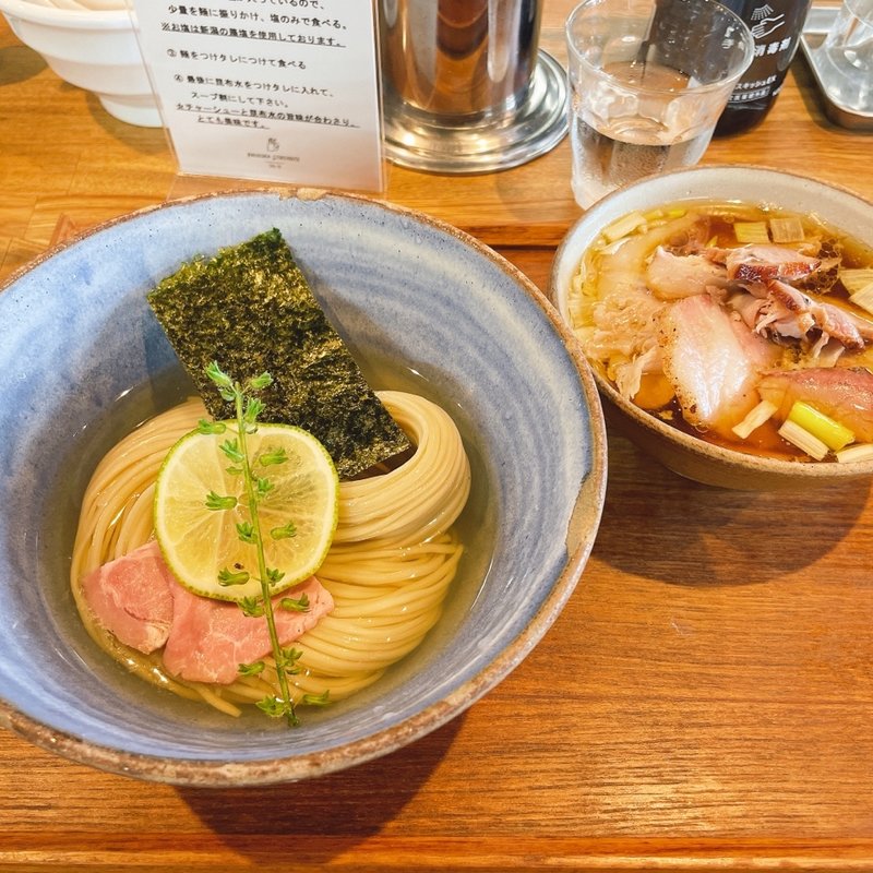味玉昆布水つけめん ちょい肉増し 醤油(YOKOKURA STORE HOUSE)
