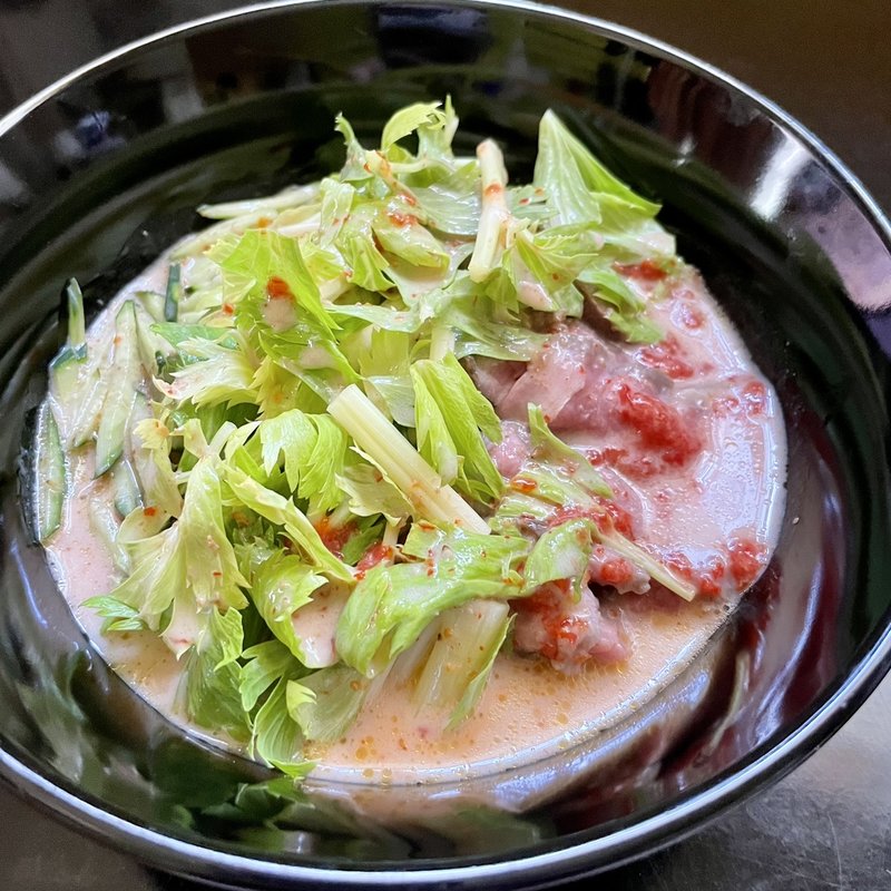 冷やし坦々麺風✨(自宅)