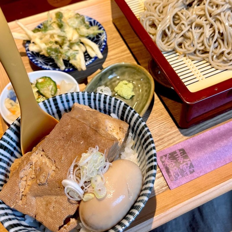 とうめし&蕎麦ランチ(蕎麦将軍)