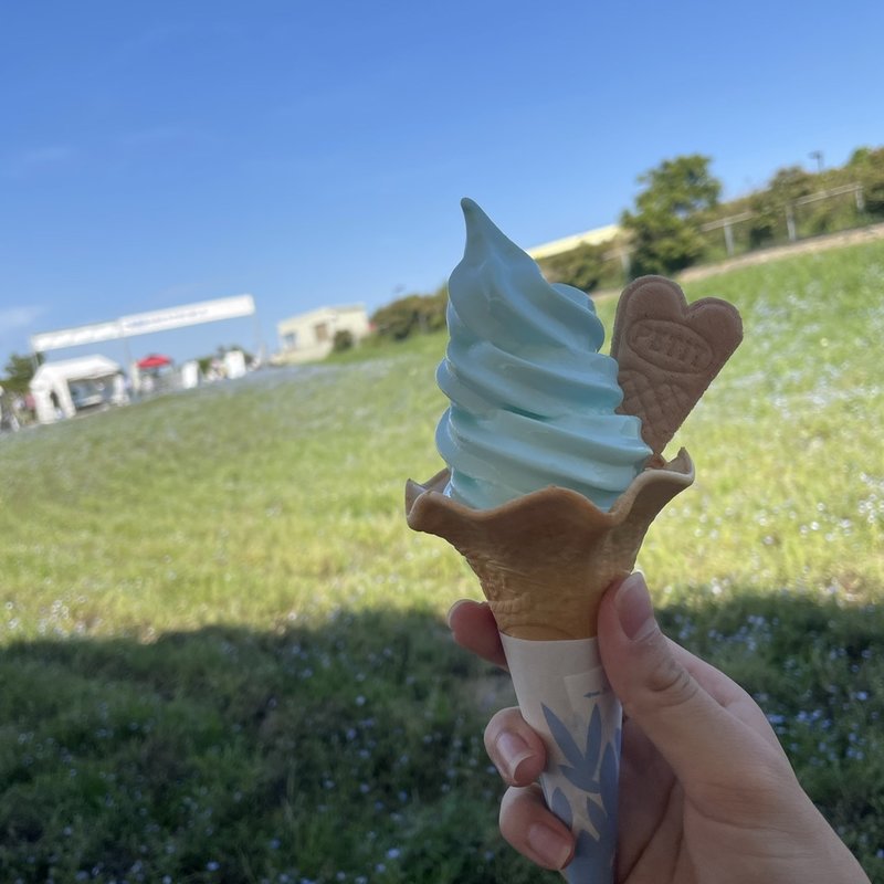 ソフトクリーム （ ブルーアイ ）(大阪まいしまシーサイドパーク)