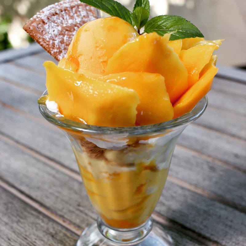 アップルマンゴーのparfait(カフェドラパン)