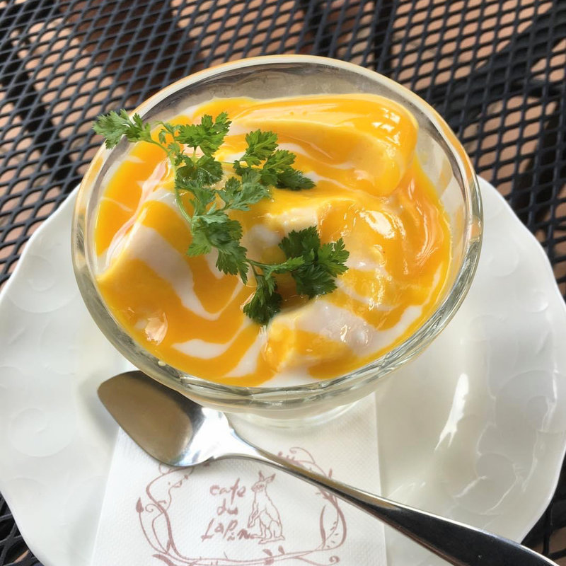 アップルマンゴーのpudding(カフェドラパン)