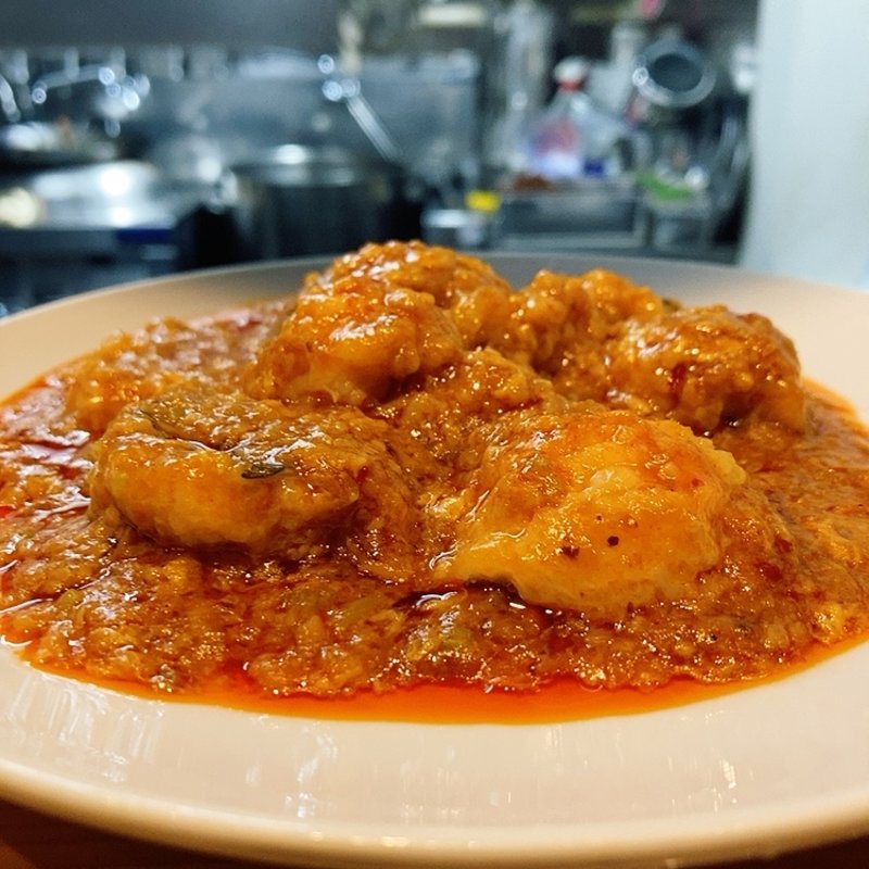 鱧チリ（おまかせコース）(深夜的中華食堂)