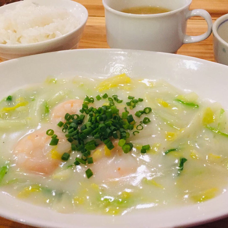白菜と海老の中華クリーム煮(家常菜 博朱)