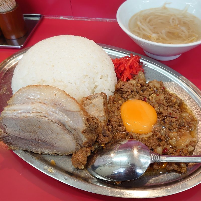 マシライス＋豚マシ(立川マシマシ 古河125号店)