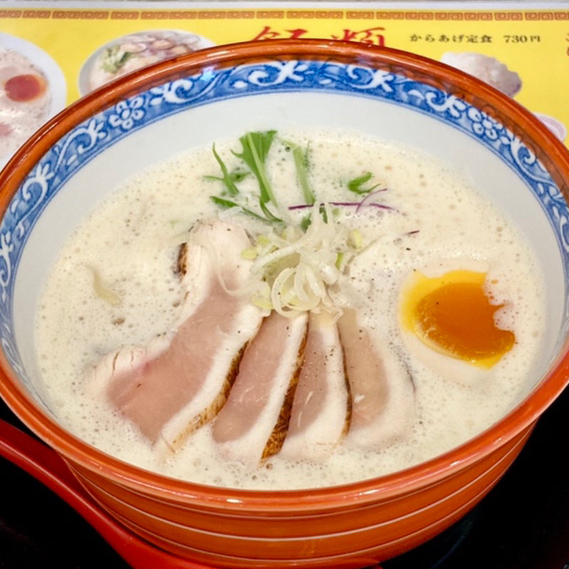 鶏白湯ラーメン(脳天飯店)