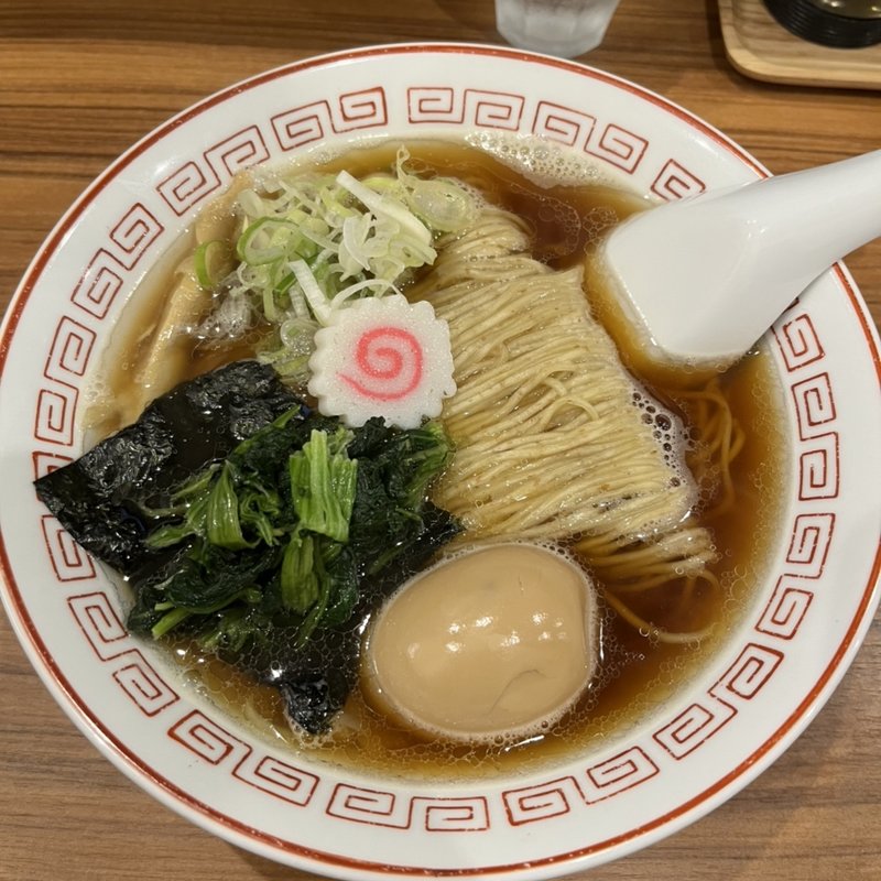 煮干しラーメン（朝限定）(喜多方食堂　山海)