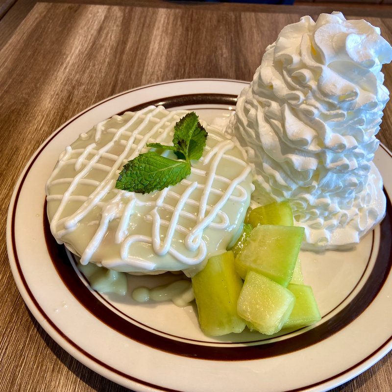 メロン＆カスタードパンケーキ(Eggs'n Things御殿場プレミアム　アウトレット店)