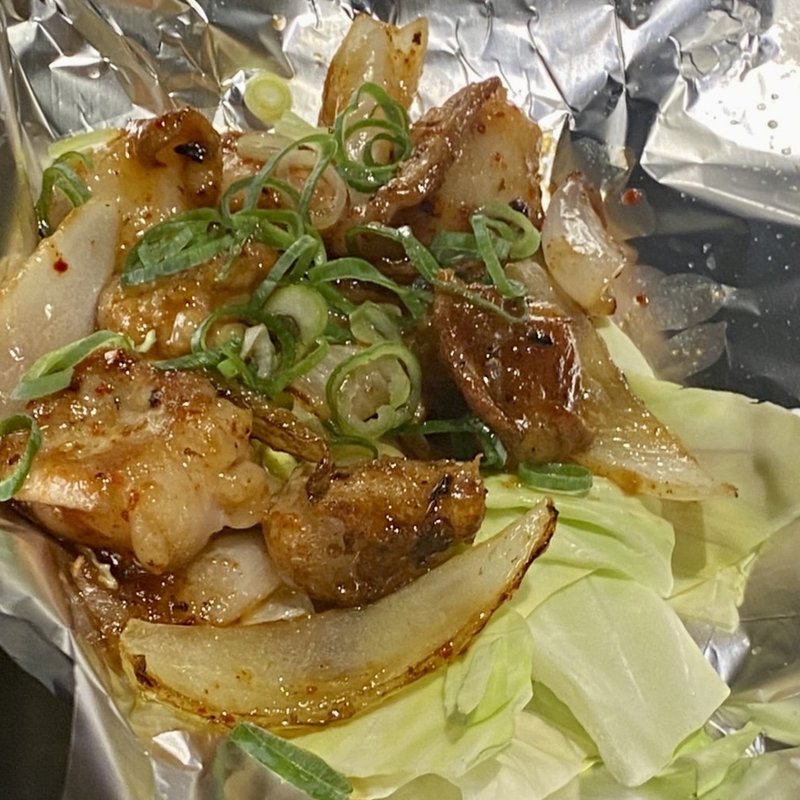 ホルモン（タレ）(てっぱん家 的場店 )