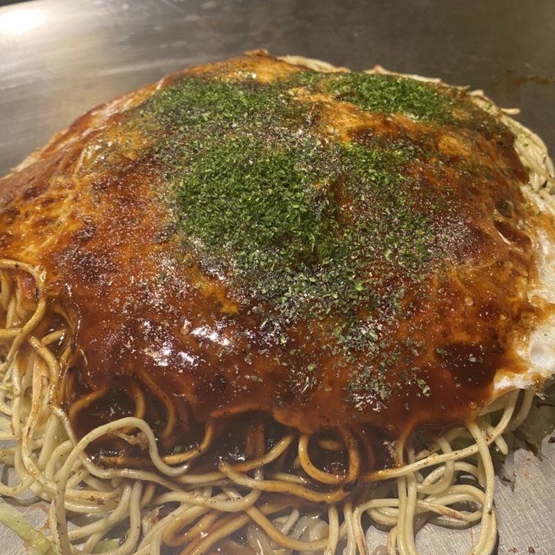 えびゲソ帆立肉玉そば(てっぱん家 的場店 )