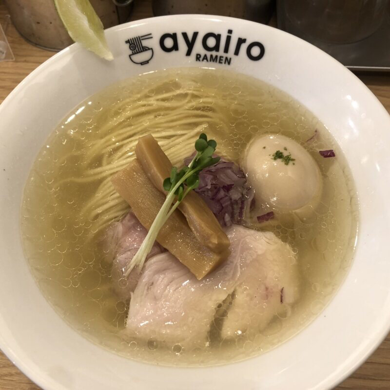 玉子塩そば(ayairo RAMEN)