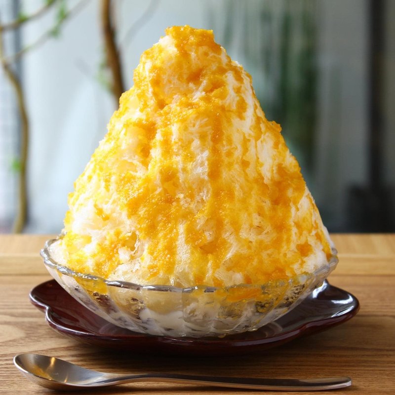 ほうずきのかき氷(麻布野菜菓子 銀座店)