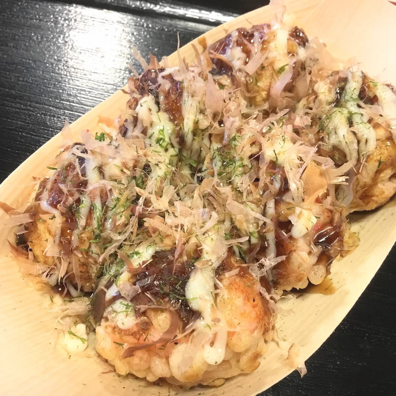 ソース&マヨ6個(たこ焼 十八番 お台場たこ焼きミュージアム店 )