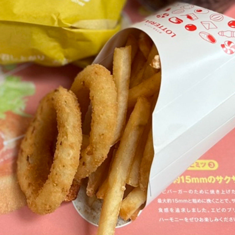 オニオンフライ＆ポテトセット(ロッテリア 札幌中央店)