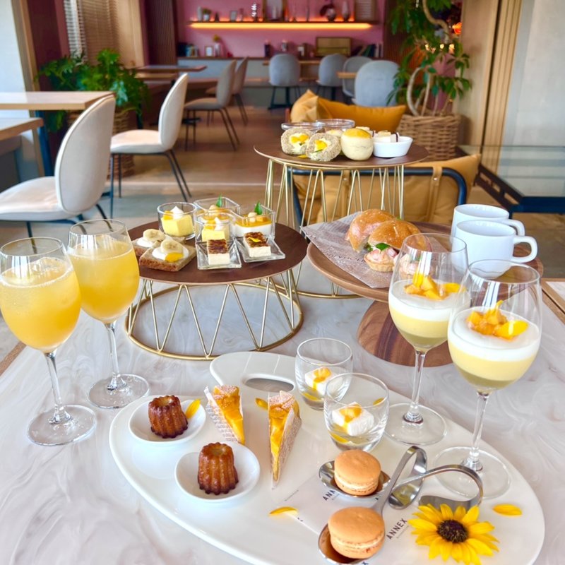 南国フルーツのアフタヌーンティー ～マンゴー＆バナナ～(北野クラブアネックス)