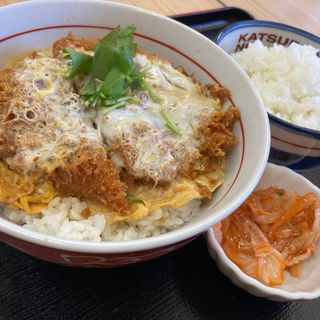 かつ丼+ご飯+キムチ(かつさと 多摩センター店)