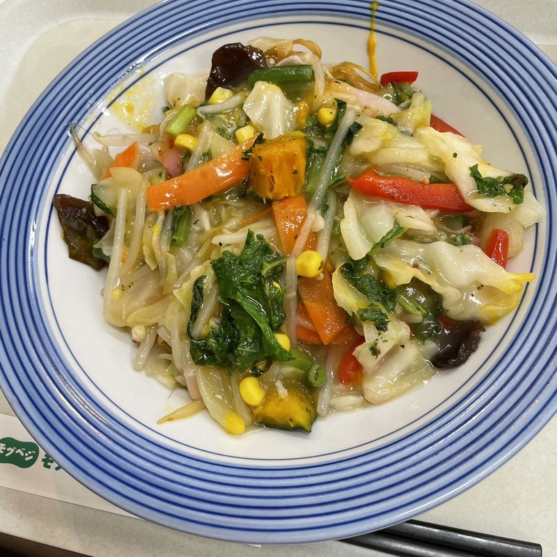 彩り野菜の小さい皿うどん(リンガーハット　ゆめタウン広島店)