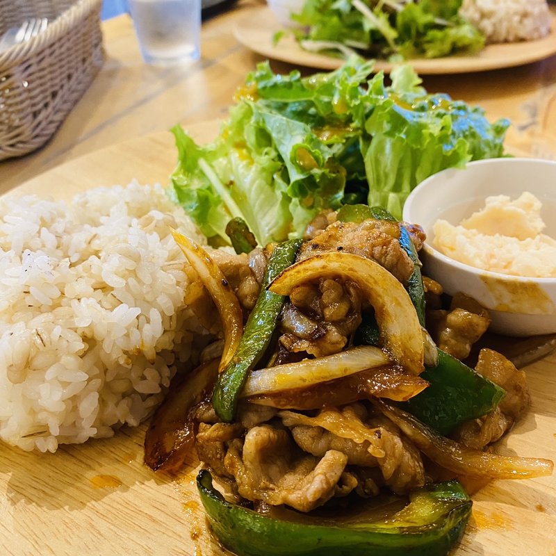 ポークチャップ（日替わりプレート）(L.S café)