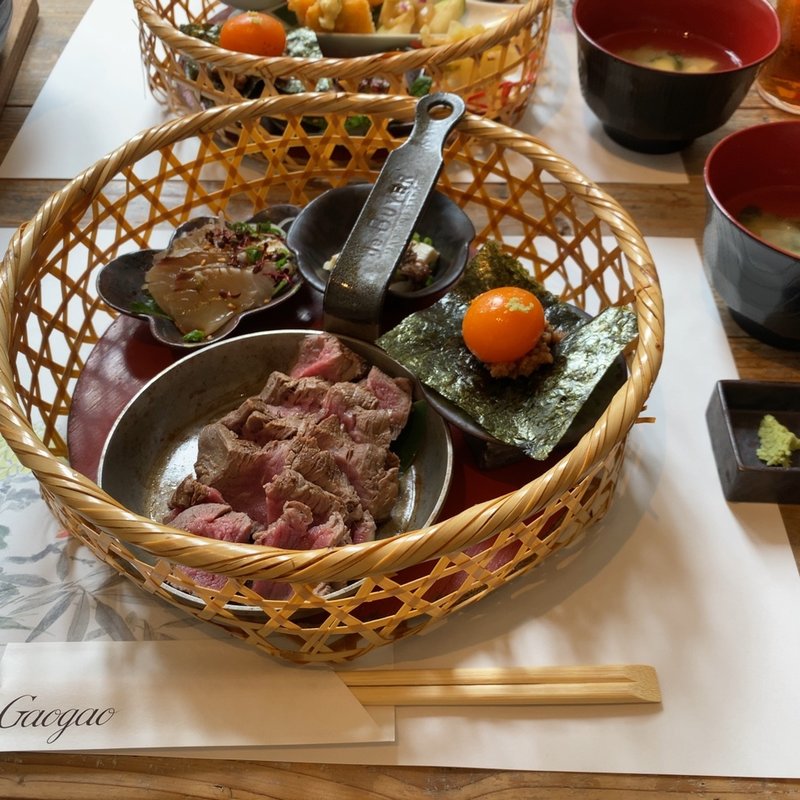 牛フィレステーキ花籠膳(GAOGAO)