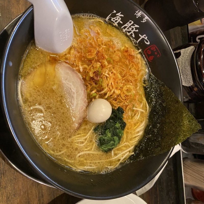 辛ネギチャーシューメン(海豚や 大橋店)