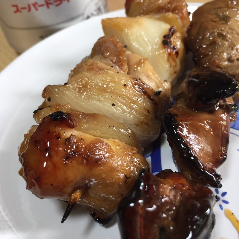 焼鳥 (鳥ねぎ、鳥レバー、鳥かわ、豚バラ)(わたなべ商店 )