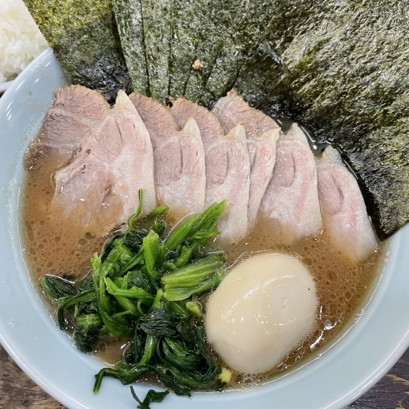 のり半熟味玉チャーシュー(武道家 口 くにがまえ)