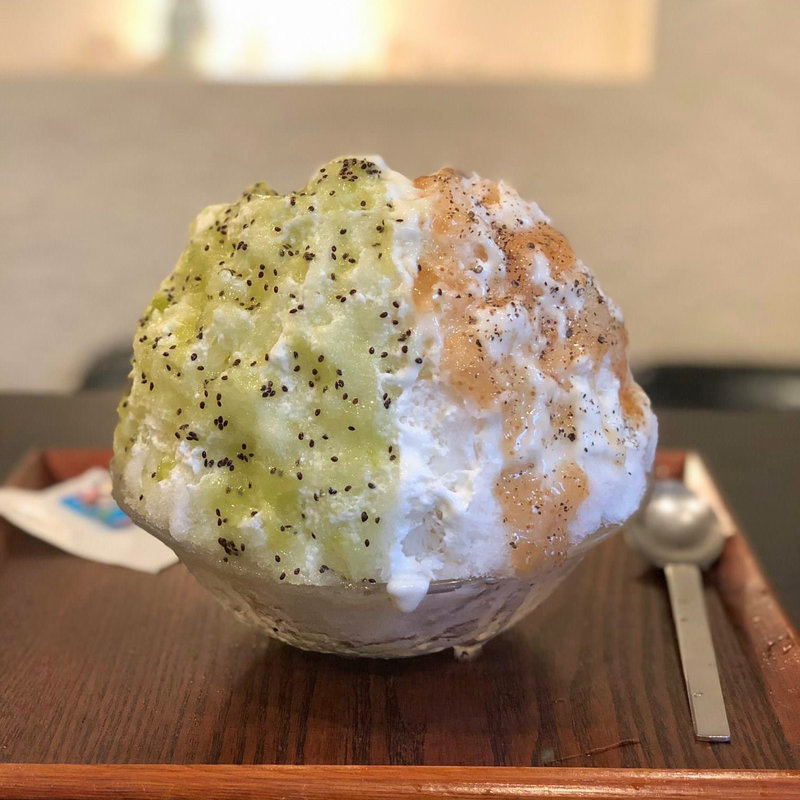 キウイラッシー&いちじくチーズはちみつ(かき氷Ryan )