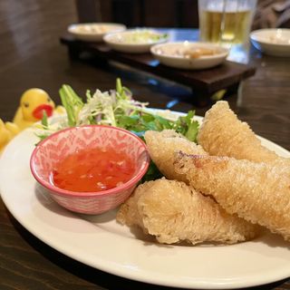プリプリ大えびスイートチリマヨ和え(裏路地酒場 アジア麺 樹)