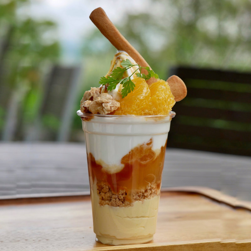 季節のこだわりパフェ(萌木の村ガーデンカフェbyROCK)