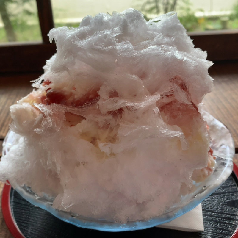 かき氷 爽 とちおとめ(日光珈琲玉藻小路)